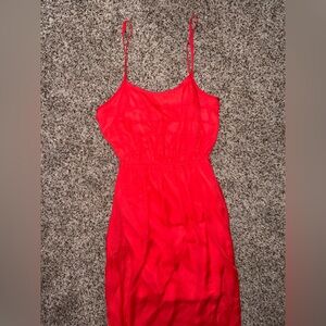 Wet Seal Bold Red/Orange Dress